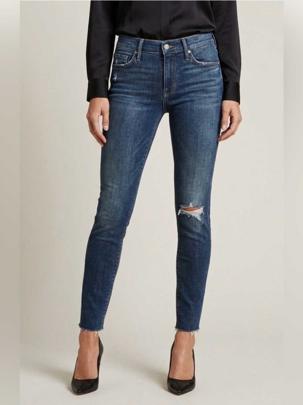 MOTHER - Looker Ankle Fray, size 25 - Picture 2 of 14